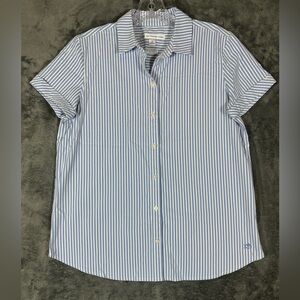 Southern Tide Intercoastal Short Sleeve Button Up Shirt Women’s Size Medium
